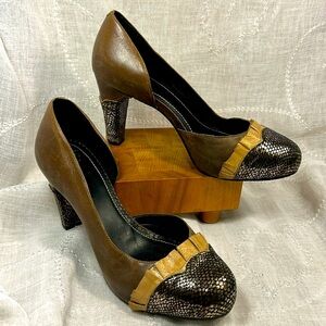 Anthropology Miss Albright almost NEW hidden platform heels